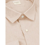 Bagutta Beige Linen Men Shirt BA-15224-IT40 | M