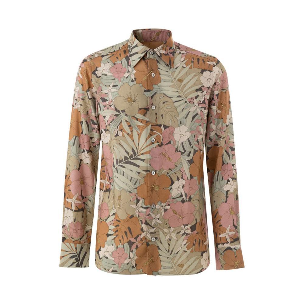 Tom Ford Multicolor Lyocell Shirt TO-922120051486-IT39 | M
