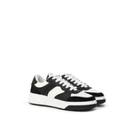 Dsquared² Black And White Leather Sneaker DS-915466620009954-EU39/US6