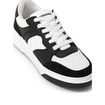 Dsquared² Black And White Leather Sneaker DS-915466620009954-EU39/US6