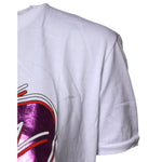 Dolce & Gabbana White Printed Cotton Round Neck Top T-shirt