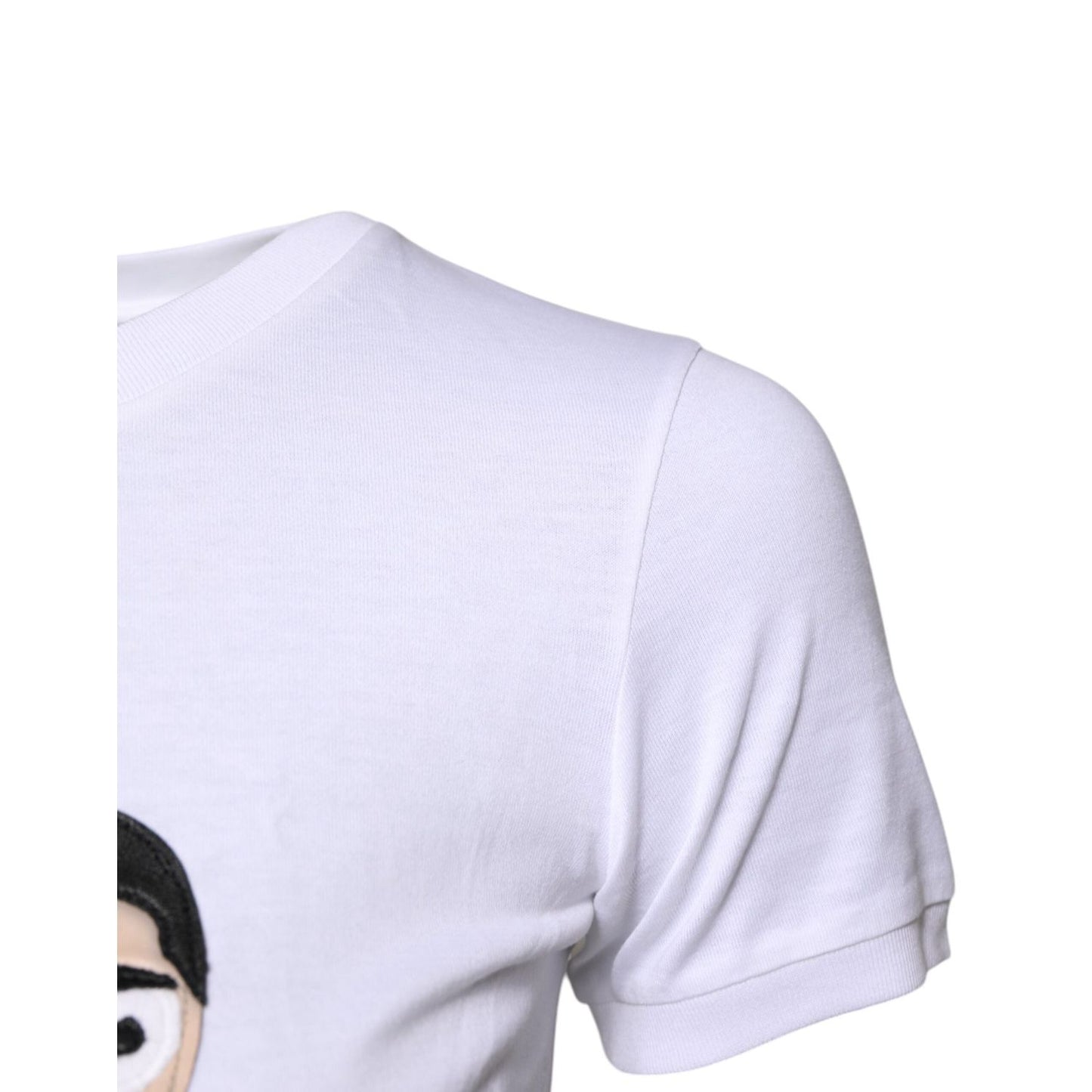 Dolce & Gabbana White Cotton #DGFAMILY Embroidery T-shirt TSH87276-36