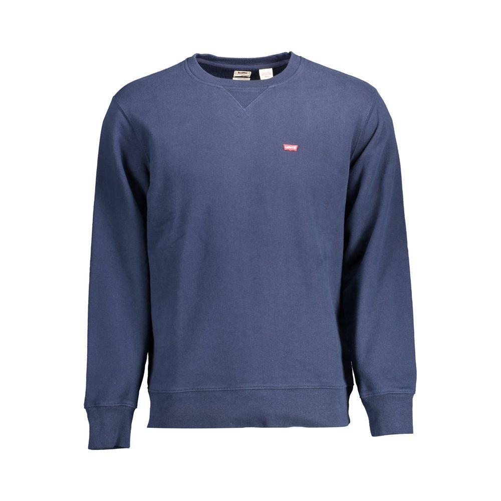 Levi's Blue Cotton Men Sweater LE-16120-XL
