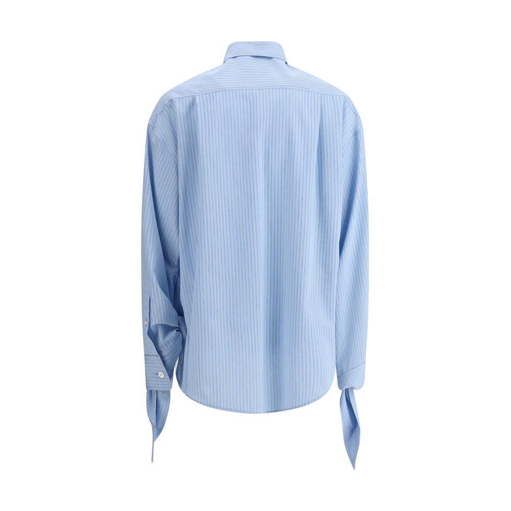 Balenciaga Striped Shirt 1728,2,3,72470364320,Balenciaga,Clothing,Light Blue,New with tags,Shirts - Women - Clothing,Women,Women - Clothing Balenciaga BA-830990TSO253965-2