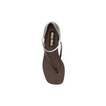 Miu Miu Thong Sandals MI-5Y468EF01006EF0SWS-EU38/US8