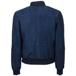 Emilio Romanelli Blue Calfskin Men Bomber Jacket EM-15261-IT42|M