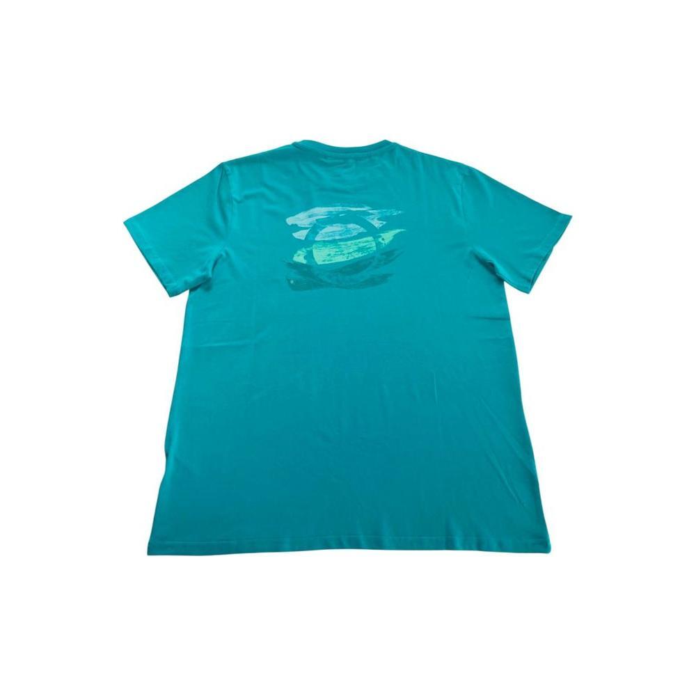 Trussardi Beachwear Light Blue Cotton Men T-Shirt TR-24805-M