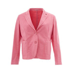 Lardini Elegant Pink Cotton Jacket for Her LA-1060675-IT48 | XL