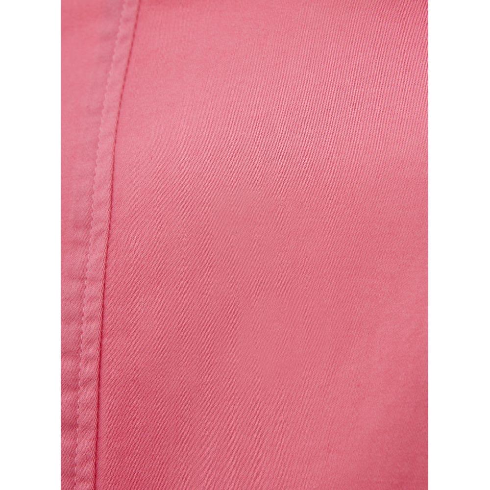 Lardini Elegant Pink Cotton Jacket for Her LA-1060675-IT48 | XL