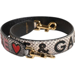 Dolce & Gabbana Multicolor DG AMORE Patch Bag Shoulder Strap WMB497