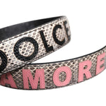 Dolce & Gabbana Multicolor DG AMORE Patch Bag Shoulder Strap WMB497