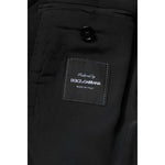 Dolce & Gabbana Black Wool Slim Fit Coat Blazer Jacket Suit JKT4113-48