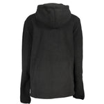 Norway 1963 Elegant Black Half Zip Hooded Sweatshirt NO-25561-XL
