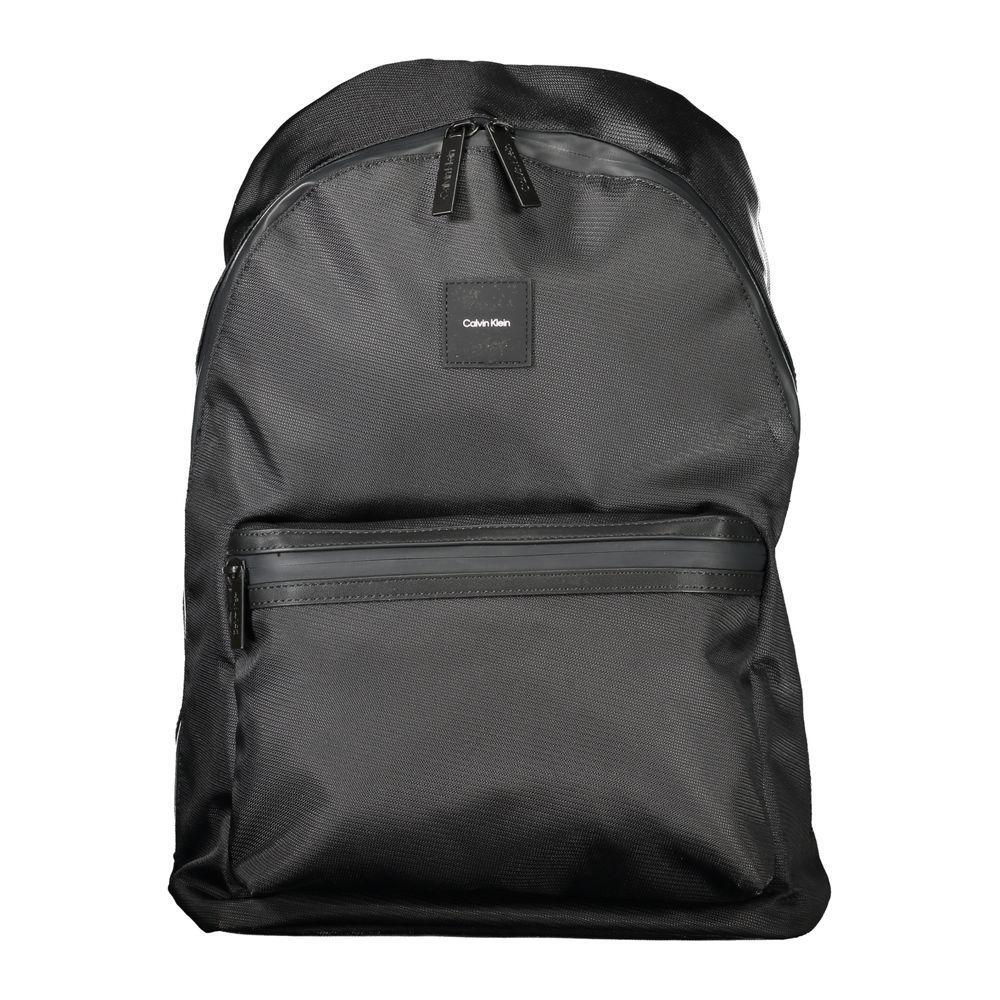 Calvin Klein Black Polyester Men Backpack CA-33644