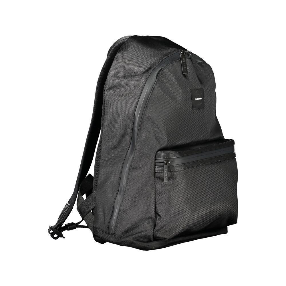 Calvin Klein Black Polyester Men Backpack CA-33644