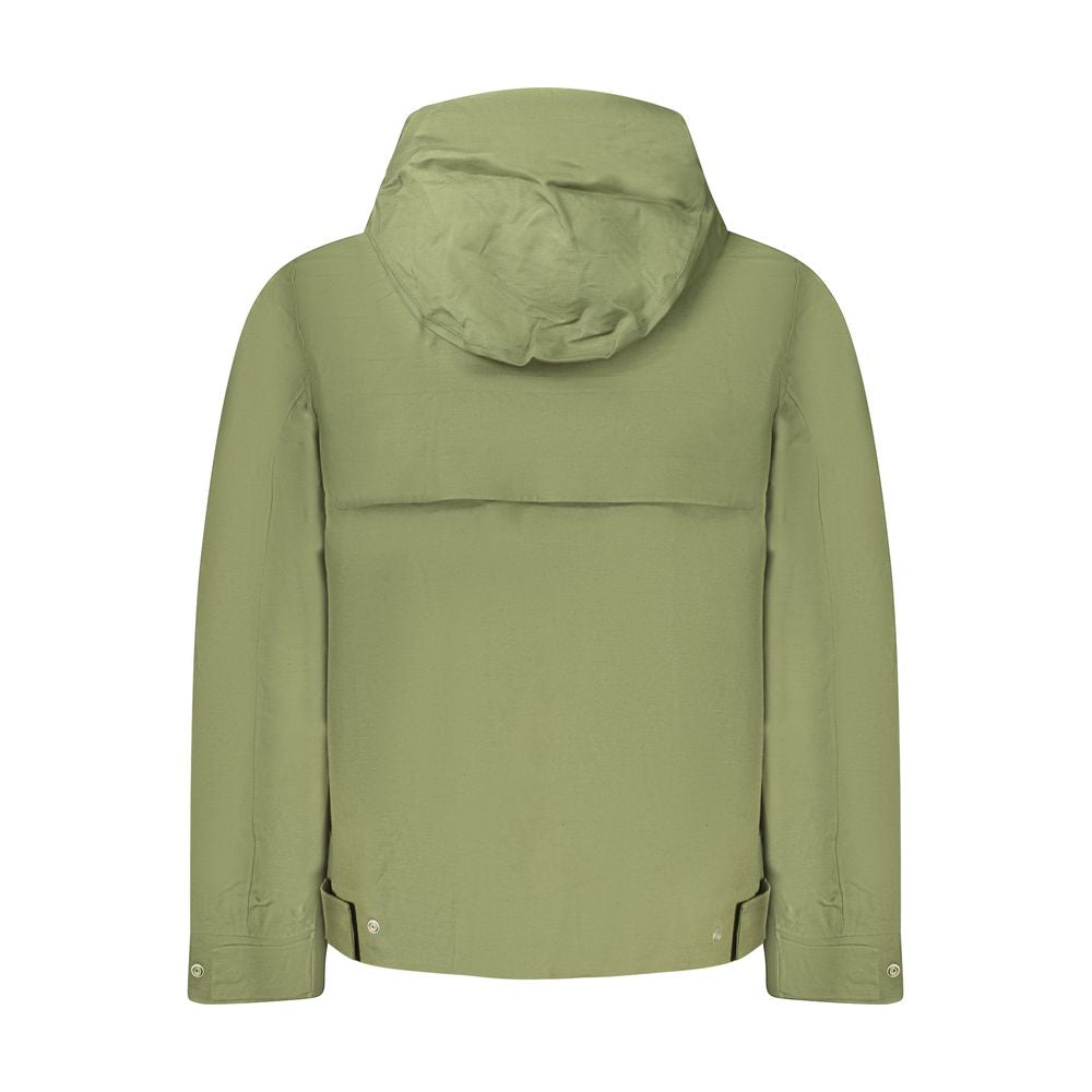 K-WAY Green Linen Men Jacket KW-34936-S