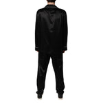 Dolce & Gabbana Black Silk Shirt Pants Pajama Set Sleepwear KOS2288-38