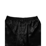 Dolce & Gabbana Black Silk Shirt Pants Pajama Set Sleepwear KOS2288-38