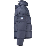North Sails Blue Polyester Men Jacket NO-32932-XXL