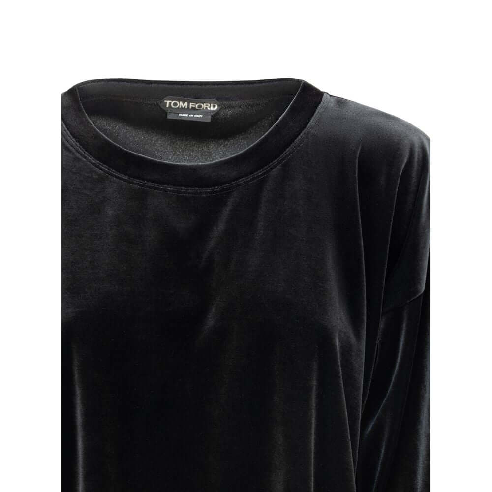 Tom Ford Black Synthetic Shirt TO-9241676-IT42|M