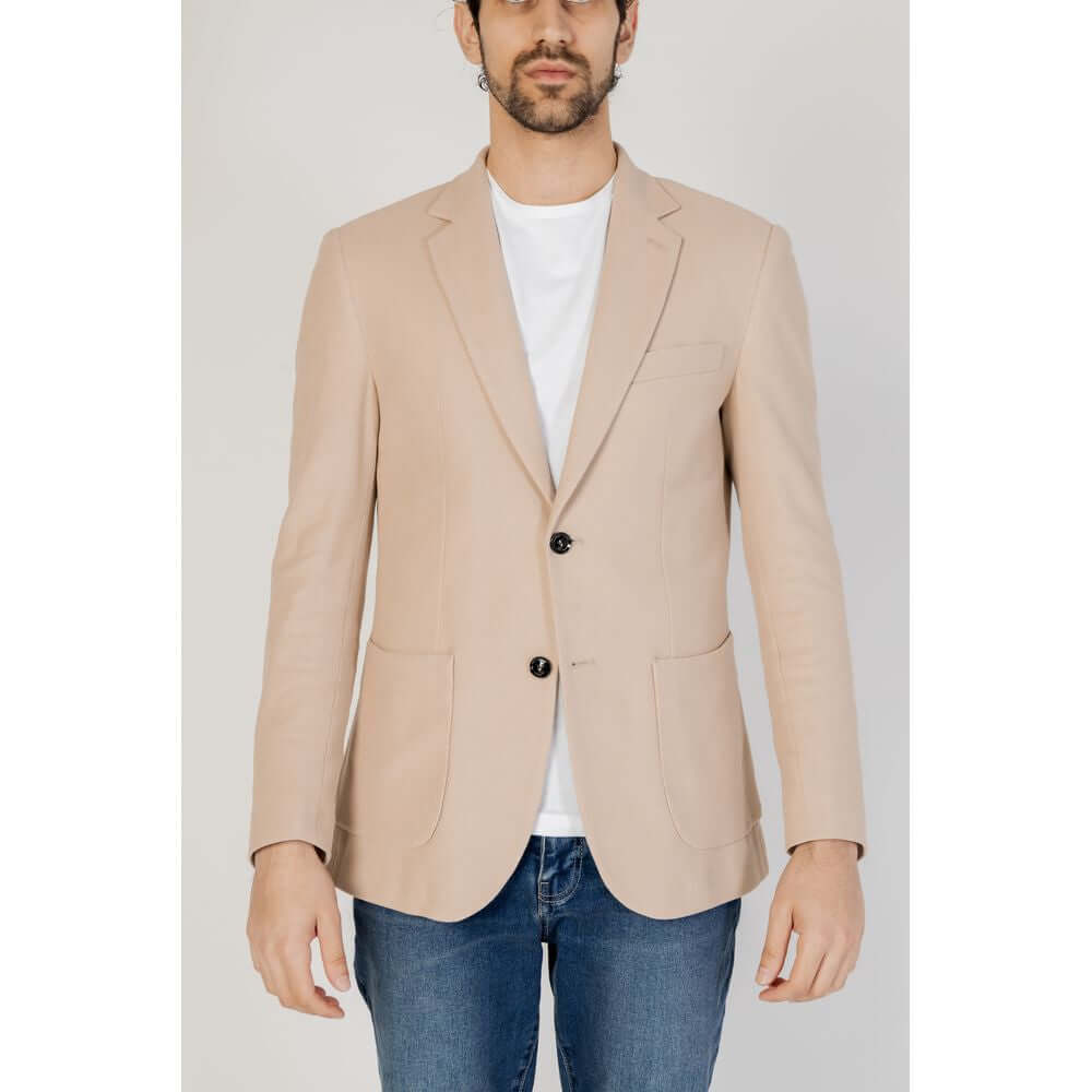 Liu Jo Beige Cotton Blazer LI-13442600127-IT48 | M