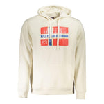 Norway 1963 White Cotton Men Sweater NO-31782-XL