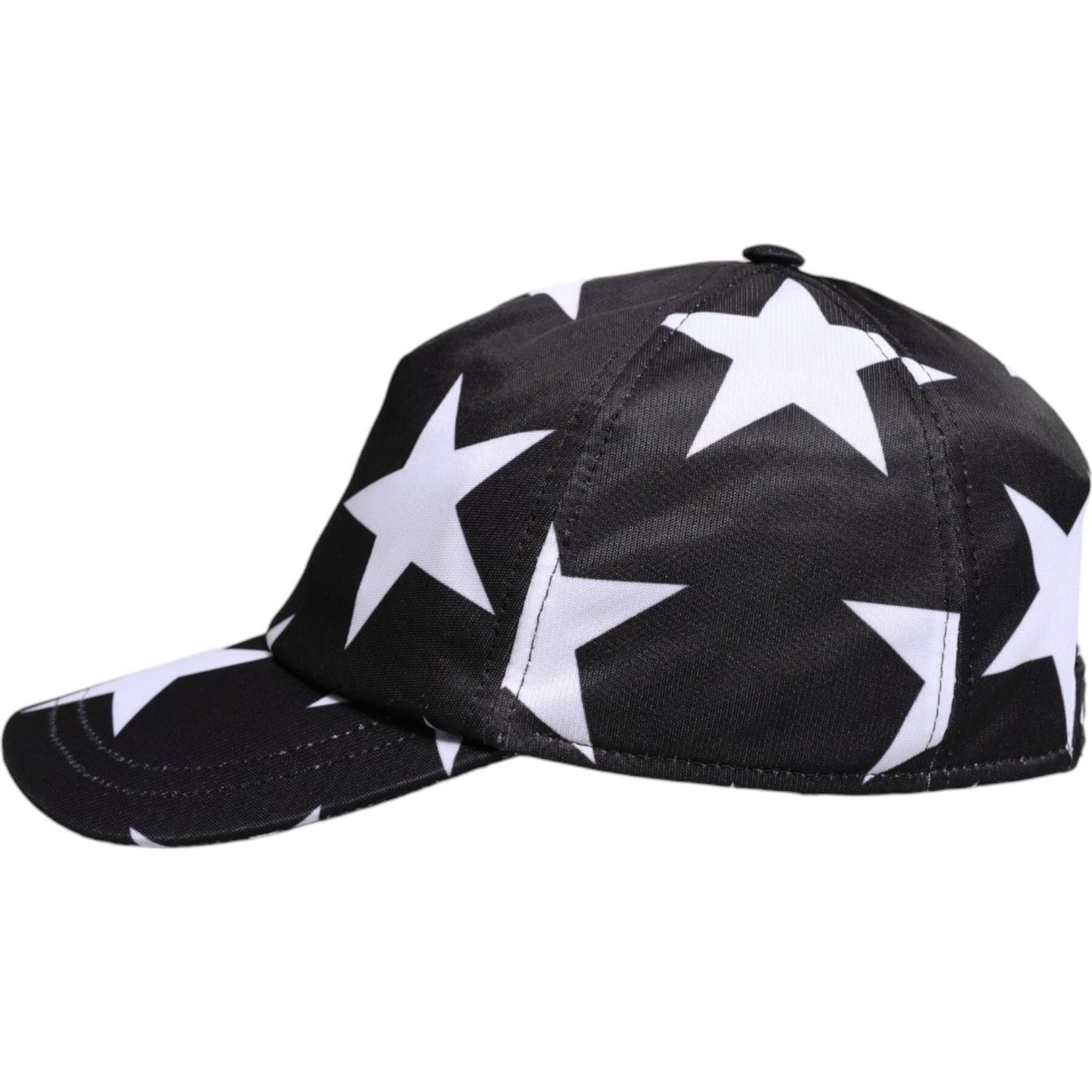 Dolce & Gabbana Black Star Print Polyester Baseball Cap Dolce & Gabbana Dark Slate Gray