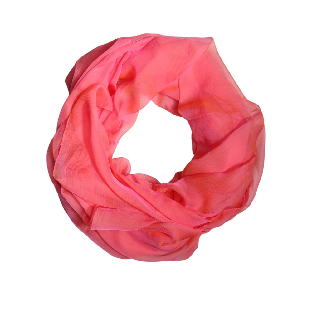Dolce & Gabbana Pink Silk Rectangle Women Wrap Shawl Scarf