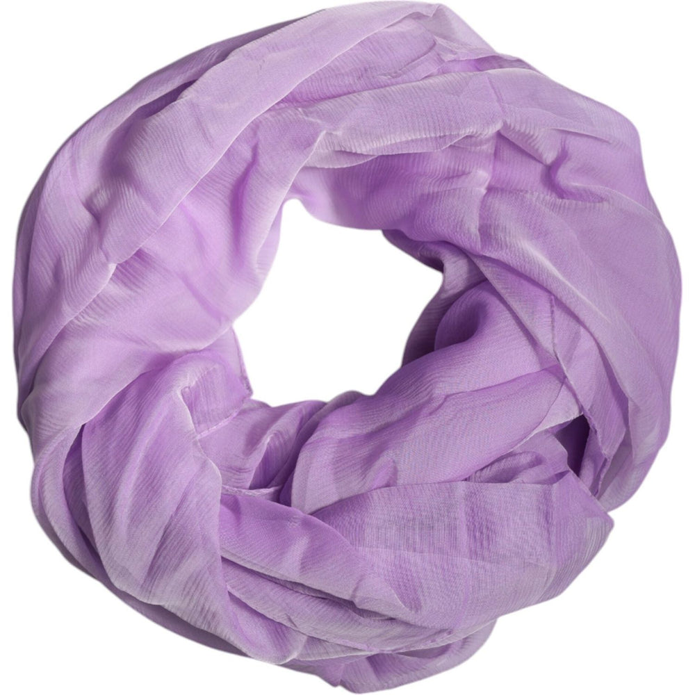 Dolce & Gabbana Dolce & Gabbana Purple Silk Rectangle Wrap Shawl Scarf MS7499