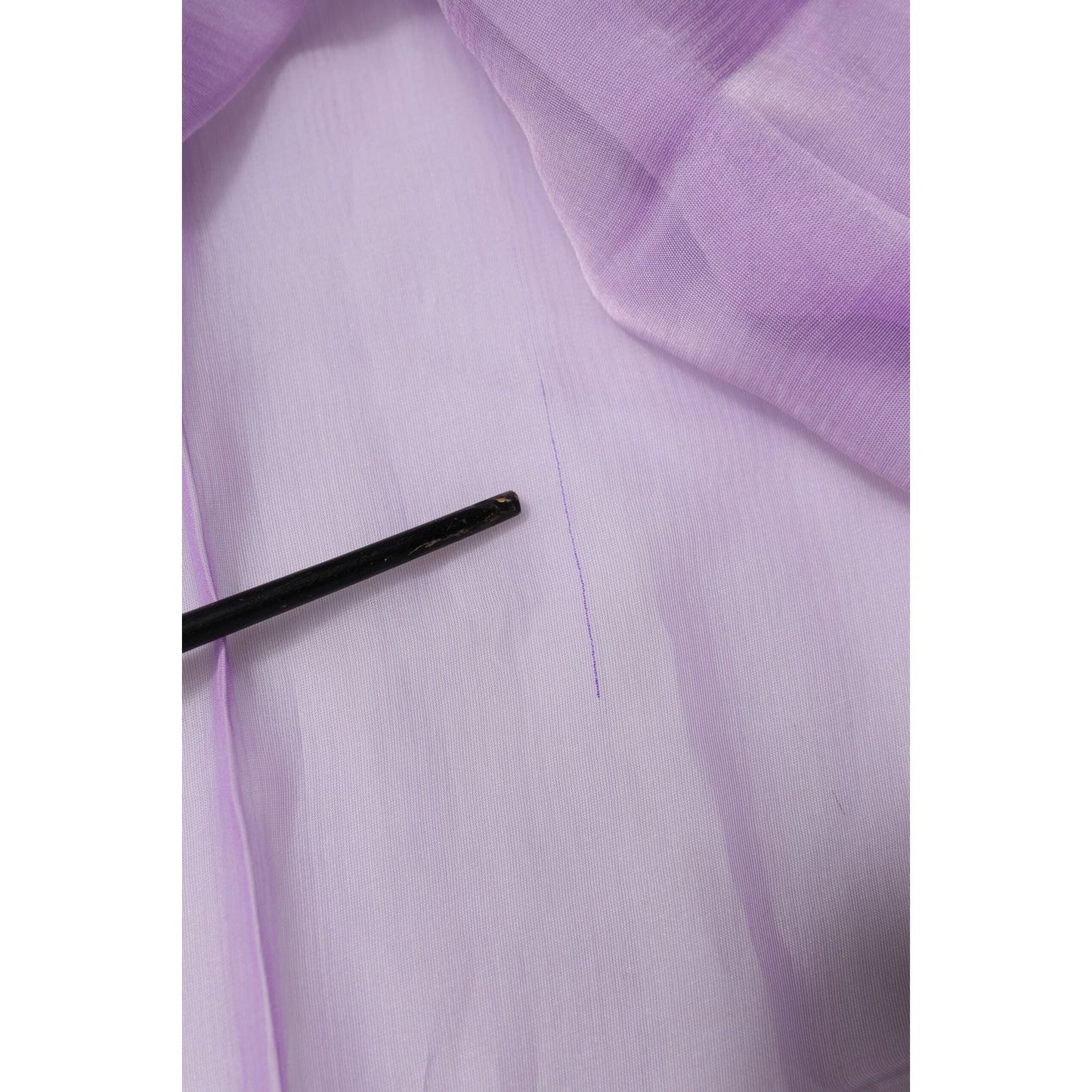 Dolce & Gabbana Dolce & Gabbana Purple Silk Rectangle Wrap Shawl Scarf MS7499