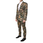 Dolce & Gabbana Multicolor TAORMINA Single Breasted 2 Piece Suit KOS2273-48