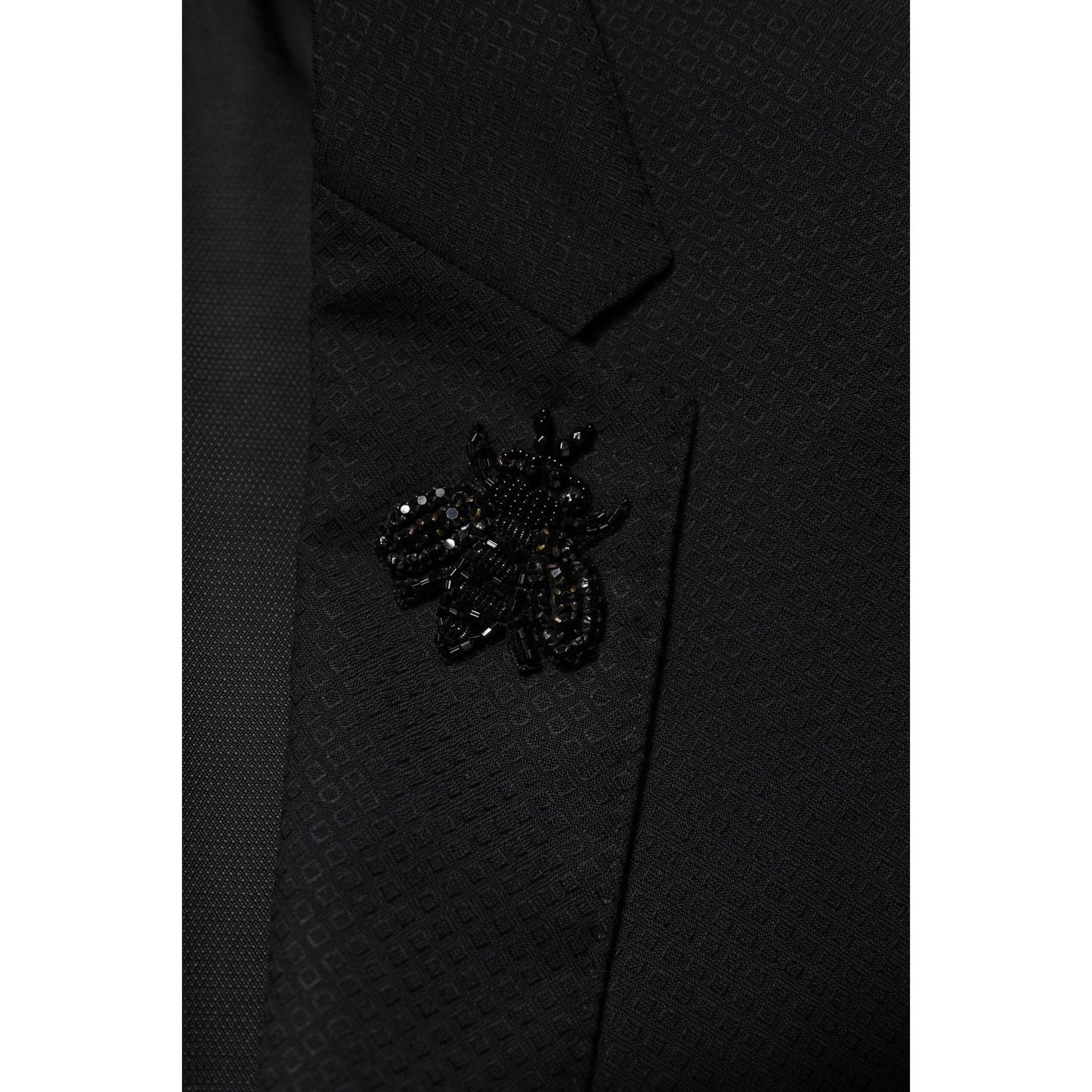 Dolce & Gabbana Black Wool Single Breasted 2 Piece Suit KOS2274-48