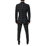 Dolce & Gabbana Black TAORMINA Double Breasted 2 Piece Suit KOS2276-48