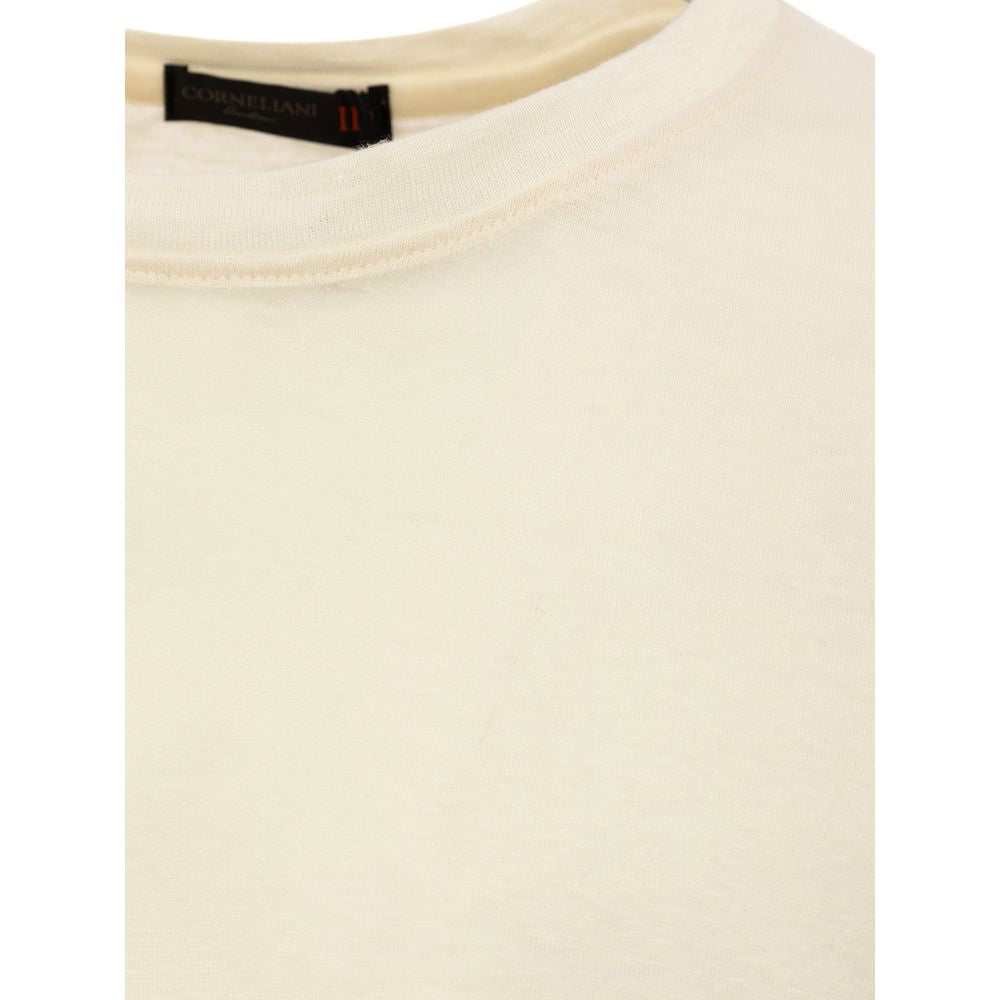 Corneliani Yellow Linen T-Shirt CO-8459669-62