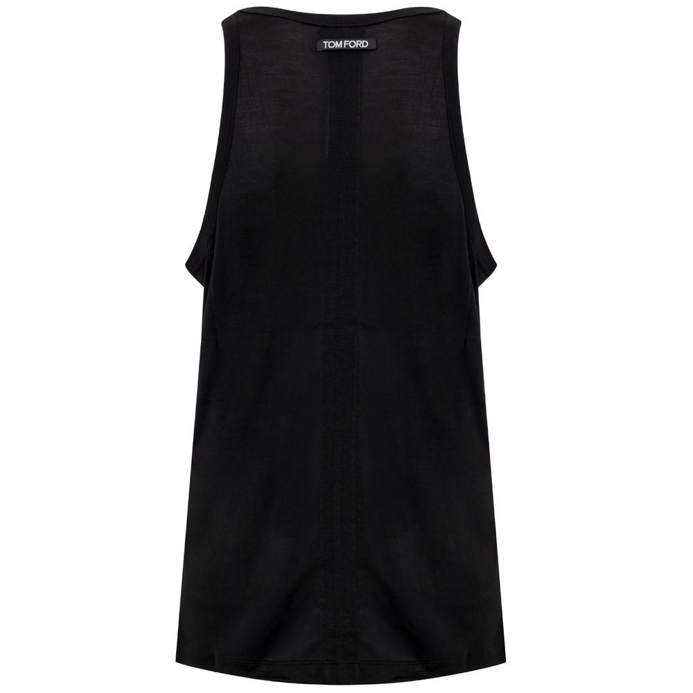 Tom Ford Black Silk Tank Top TO-8628676-36