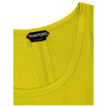 Tom Ford Yellow Silk Tank Top TO-8636669-IT38|XS