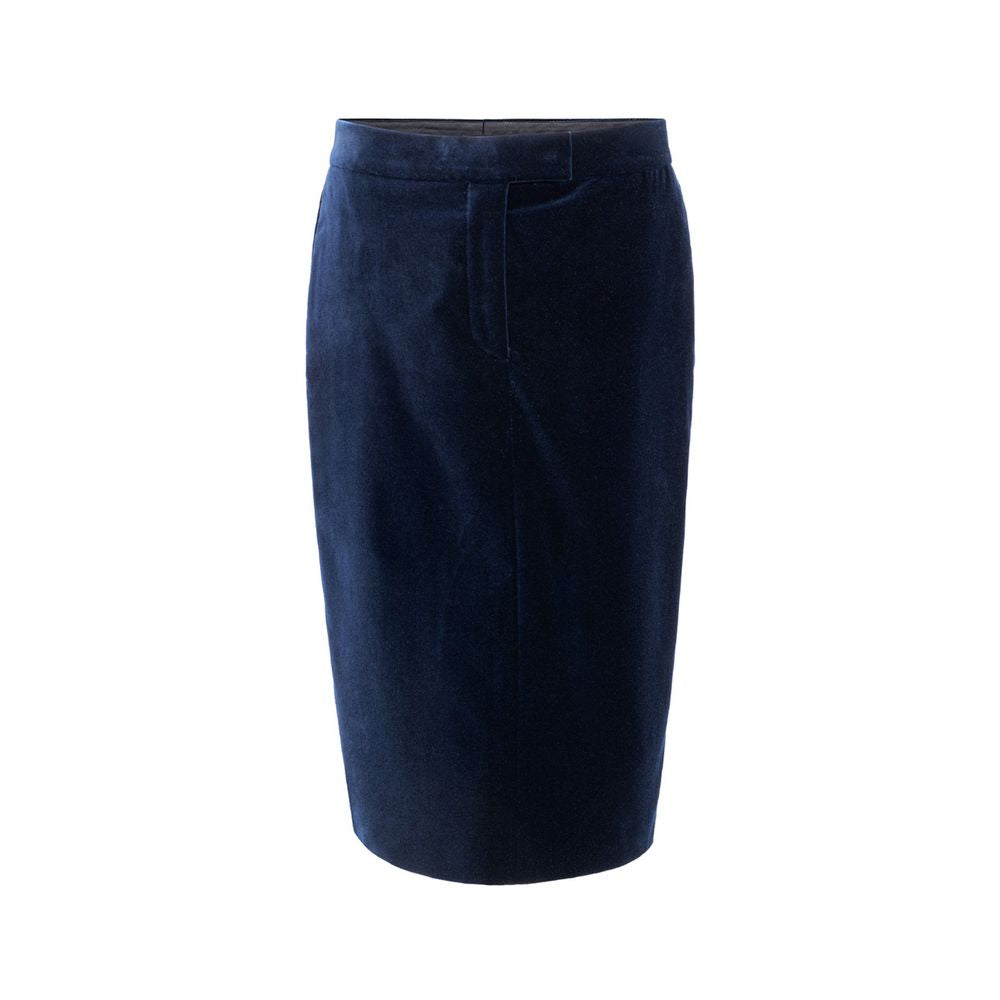Tom Ford Blue Cotton Skirt TO-8888673-IT38|XS