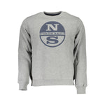 North Sails Gray Cotton Men Sweater NO-16230-L