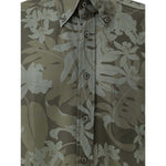 Tom Ford Green Lyocell Shirt TO-9210674-38