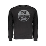 North Sails Black Cotton Men Sweater NO-16231-L