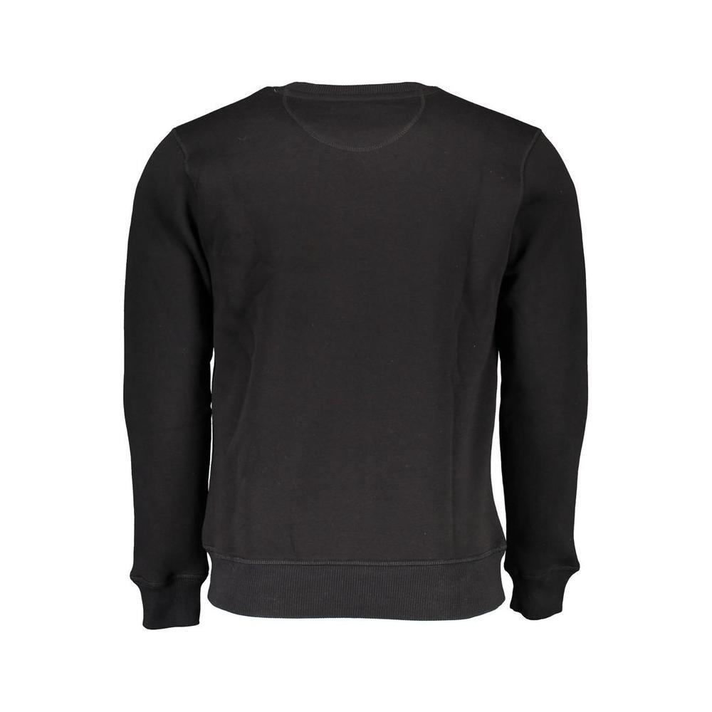 North Sails Black Cotton Men Sweater NO-16231-L