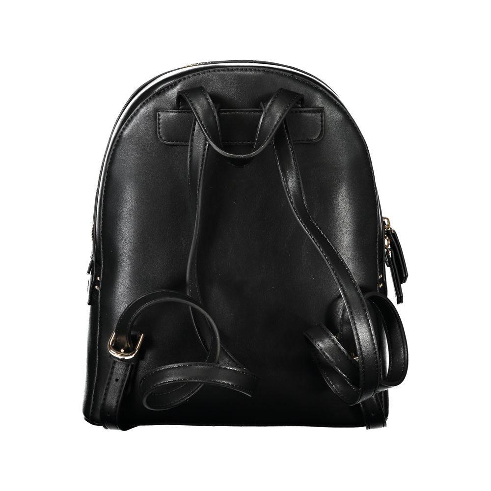 Mario Valentino Black Polyethylene Women Backpack VA-33519