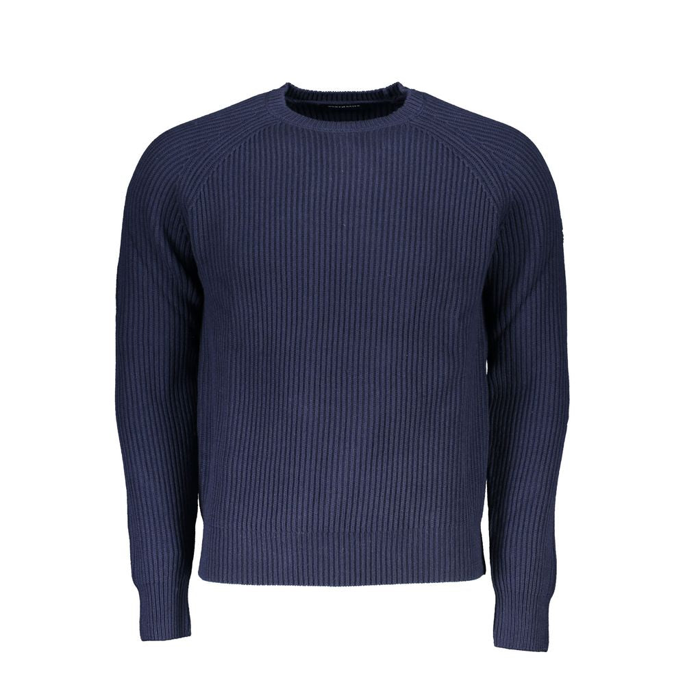 North Sails Blue Cotton Men Sweater NO-23340-S