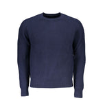 North Sails Blue Cotton Men Sweater NO-23340-S