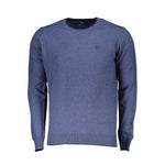North Sails Blue Polyamide Men Sweater NO-23353-M
