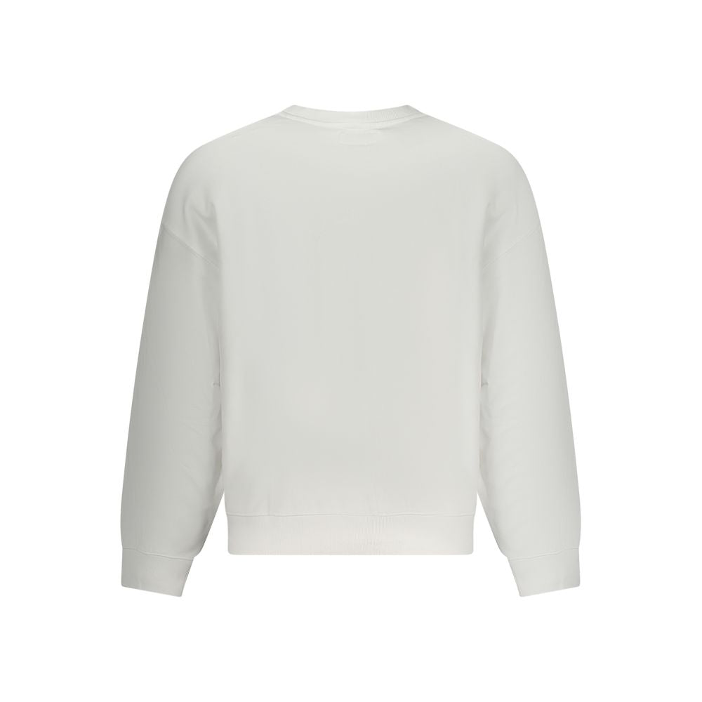Guess Jeans White Cotton Men Sweater GU-35097-XS