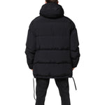 Dolce & Gabbana Black Nylon Full Zip Hooded Parka Jacket JKT41403-52