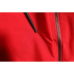 Dolce & Gabbana Red White Nylon Full Zip Windbreaker Jacket JKT41407-52