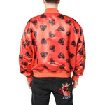 Dolce & Gabbana Orange DG Heart Full Zip Men Bomber Jacket JKT41411-54
