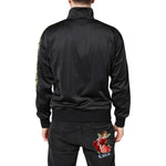 Dolce & Gabbana Black Logo Turtleneck Zip Bomber Jacket JKT41412-44